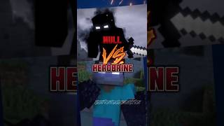 Null vs Herobrine minecraft trending 1v1 shorts [upl. by Pish200]