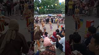 Traditional Thai dance klonghae floating market shorts [upl. by Ellered]