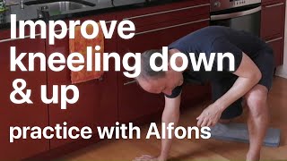 Kneeling down and standing up  Feldenkrais With Alfons [upl. by Fruma]