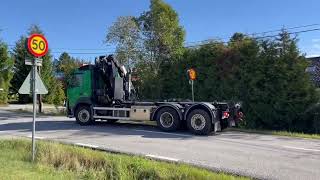 Lastväxlare Volvo FM 128 IShift med Kran  2015 [upl. by Higginbotham]