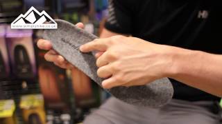 Superfeet Merino Grey Trim To Fit Insole  wwwsimplyhikecouk [upl. by Ahsema]