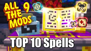 Top 10 Best Spells in Ars Nouveau  All The Mods 9 [upl. by Landing267]