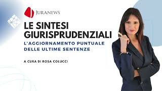 𝐉𝐔𝐑𝐀𝐍𝐄𝐖𝐒  𝐋𝐄 𝐒𝐈𝐍𝐓𝐄𝐒𝐈 𝐆𝐈𝐔𝐑𝐈𝐒𝐏𝐑𝐔𝐃𝐄𝐍𝐙𝐈𝐀𝐋𝐈  Edizione 1 novembre 2024 [upl. by Kevin]