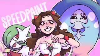 Lin pokemon trainer speedpaint [upl. by Marcia]