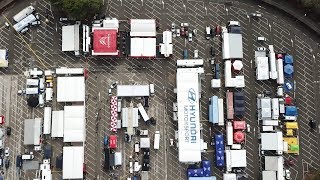 WRC Rally Team Service Park at RallyRACC Catalunya  Rally de España 2019  Your Rally [upl. by Guthrey]