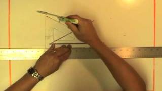 Bisect a Line Segment  Triangle Method [upl. by Garcon]