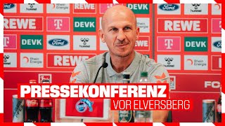 LIVE Pressekonferenz vor Elversberg  1 FC Köln [upl. by Cohin728]