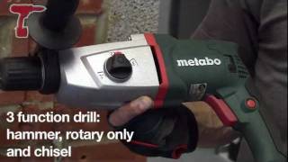 Metabo KHS2443 3function SDS Drill [upl. by Bedad]