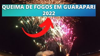 Ano Novo Guarapari Réveillon 2022 Praia do Morro Queima de Fogos [upl. by Aitat]