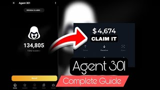 Agent 301 Telegram Bot  Agent 301 Wallet Connect  Agent 301 Withdrawal  Agent 301 Listing Date [upl. by Carroll374]