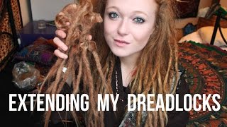 How To Extend Dreadlocks ❤️‍ [upl. by Malsi]