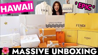 MASSIVE HAWAII UNBOXING  COLLECTING SPECIAL EDITION YET CLASSIC BAGS and more  PRICES  CHARIS♥️ [upl. by Yattirb]