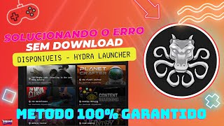 Erro quotNenhum Download Disponívelquot no HYDRA Solução 100 GARANTIDA  40 MIL Fontes Para Download [upl. by Mohandas]