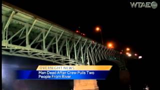 Man dies in Tarentum Bridge jump [upl. by Oniuqa]