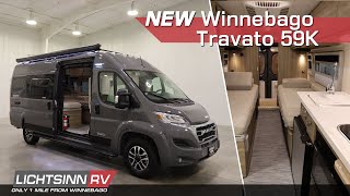 New Winnebago Travato 59K  Including Adaptive Cruise  Class B Gas Camper Van  LichtsinnRVcom [upl. by Kram]