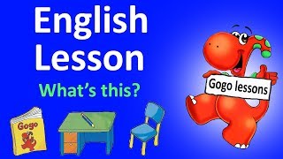 English Lesson 2  Whats this School English  LEARN ENGLISH FOR KIDS [upl. by Malinin306]