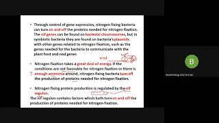 Genetic of nitrogen fixation Nif and nod genes [upl. by Anitnatsnok786]