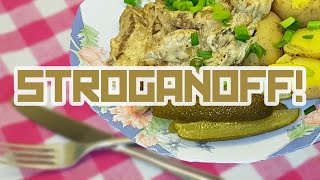 STROGANOFF for one  Cooking with Boris [upl. by Frye]