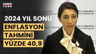 Merkez Bankası Başkanı 2024 yıl sonu enflasyon beklentisini açıkladı [upl. by Micco]