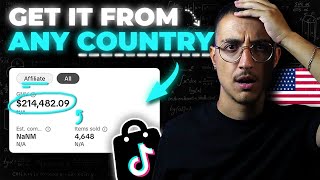 How To Get The Tiktok Shop Affiliate from any country [upl. by Anelad288]