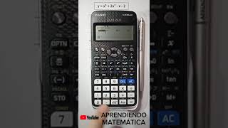 📌 RAÍCES de una FUNCIÓN POLINÓMICA con la CALCULADORA Aprendiendo Matemática [upl. by Atikan]