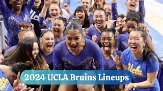 2024 UCLA Bruins Gymnastics Lineup Predictions [upl. by Llessur]