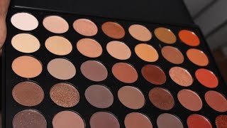 MORPHE 350 SWATCHES ONLY ON DARK SKIN WOC [upl. by Anippesuig]