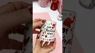 ☕️Warm up your holiday season with our “Cup of Christmas Spirit” mug 🎅 [upl. by Retsevel]