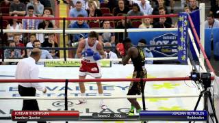 Haringey Box Cup Live Finals  Jordan Thompson v Jordan Reynolds [upl. by Raddy]