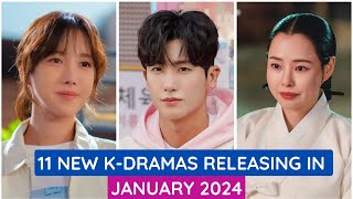 11 Exciting Korean Dramas Premiering in January 2024 [upl. by Dyanna32]