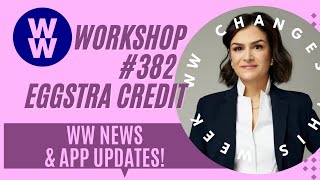 WW Digital Wellness Workshop 382 EGGSTRA CREDIT WW News amp App Updates [upl. by Wilen]