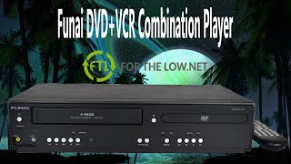 Funai DVD Player VHS Recorder Combo DV220FX4 Product Demonstration [upl. by Bernardina359]