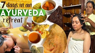 AYURVEDA experience for 7 days  Ayurvedic Treatment Massage ampFood in Indus Valley Ayurvedic Centre [upl. by Cathee506]