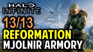 All 13 Reformation Mjolnir Armory Locations  Halo Infinite Collectibles Guide [upl. by Baptista725]