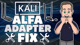 Kali Linux WiFi Alfa Adapter Fix [upl. by Halludba313]