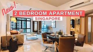 NEW 2 bedroom apartment tour  Singapore  Great World [upl. by Lynett]