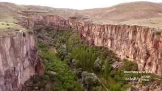 Ihlara Vadisi Havadan Çekim  Ihlara Valley aerial shots [upl. by Anikat]