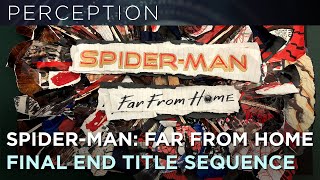 Marvel Studios SpiderMan Far From Home  End Credits Main on End Title Sequence [upl. by Pardo]