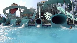 Tunnel Free Fall Water Slide at Dolusu Park [upl. by Minette]