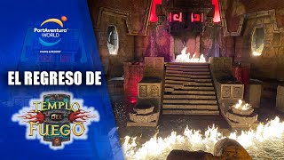 🔥 El REGRESO de TEMPLO DEL FUEGO 🔥 a PORTAVENTURA 2022 [upl. by Atiseret]