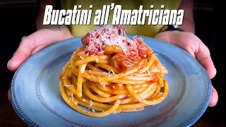 How to Make BUCATINI ALLAMATRICIANA  Pasta AllAmatriciana Recipe [upl. by Liew]