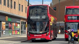 FRV Stagecoach Route 422 Bexleyheath Shopping Centre  North Greenwich E400MMC H 12439 SN67 XED [upl. by Ahsekal47]