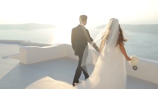 Roger  Elenas wedding in Santorini [upl. by Dloniger]