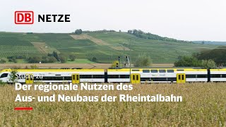 Studie Der regionale Nutzen des Aus und Neubaus der Rheintalbahn [upl. by Niriam]