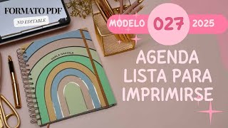 Agenda vista semanal 20242025 modelo 027 [upl. by Isabella]