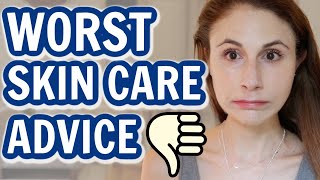 THE WORST SKIN CARE ADVICE ON THE INTERNET Dr Dray [upl. by Eimma509]