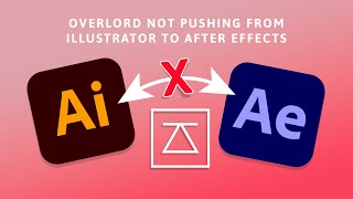 Adobe Illustrator wont push to After Effects with Overlord 10 [upl. by Retsae935]