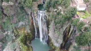 Cascata delle Marmore  AERIAL DRONE 4K VIDEO [upl. by Rivkah]