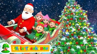 Jingle Bells  Christmas Songs  Nursery Rhymes Videos and Cartoons by Little Treehouse [upl. by Kesia]