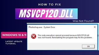 How to Fix MSVCP140dll is Missing in Windows [upl. by Wolfort]